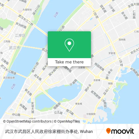 武汉市武昌区人民政府徐家棚街办事处 map