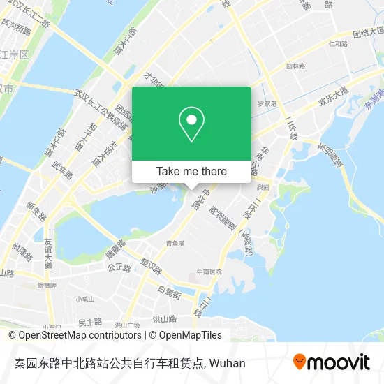 秦园东路中北路站公共自行车租赁点 map