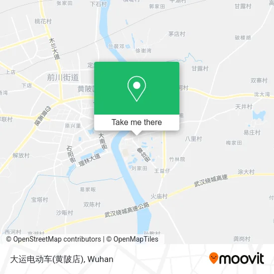 大运电动车(黄陂店) map