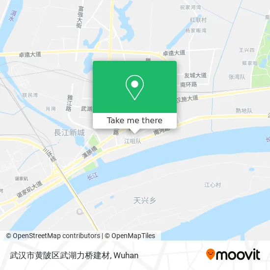 武汉市黄陂区武湖力桥建材 map