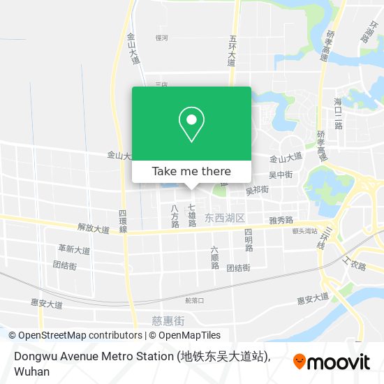 Dongwu Avenue Metro Station (地铁东吴大道站) map