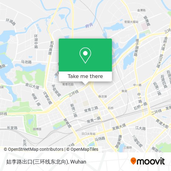 姑李路出口(三环线东北向) map