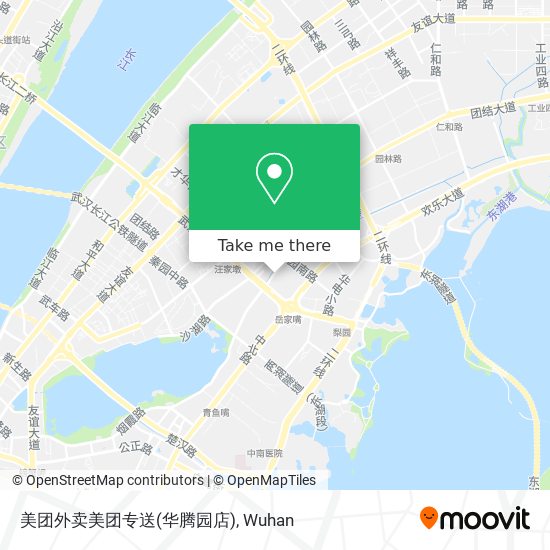 美团外卖美团专送(华腾园店) map