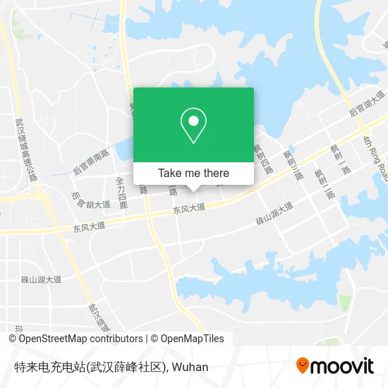 特来电充电站(武汉薛峰社区) map