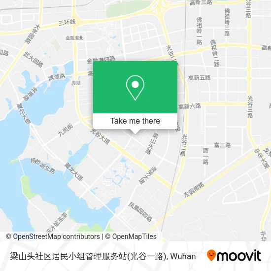 梁山头社区居民小组管理服务站(光谷一路) map