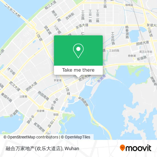 融合万家地产(欢乐大道店) map