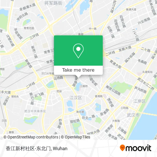 香江新村社区-东北门 map