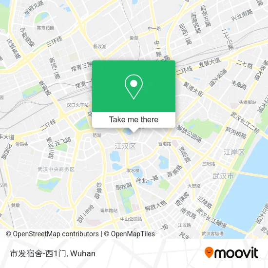 市发宿舍-西1门 map