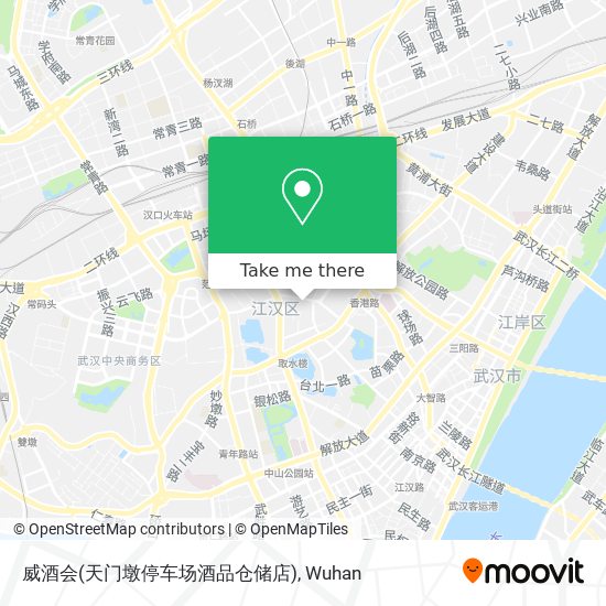威酒会(天门墩停车场酒品仓储店) map