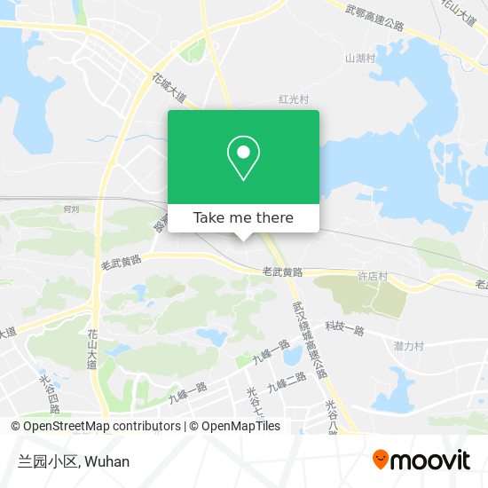 兰园小区 map