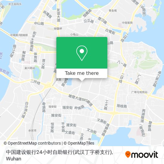 中国建设银行24小时自助银行(武汉丁字桥支行) map