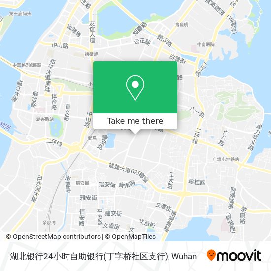 湖北银行24小时自助银行(丁字桥社区支行) map