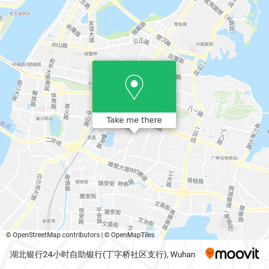 湖北银行24小时自助银行(丁字桥社区支行) map