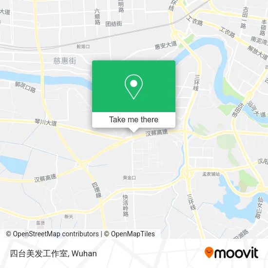 四台美发工作室 map