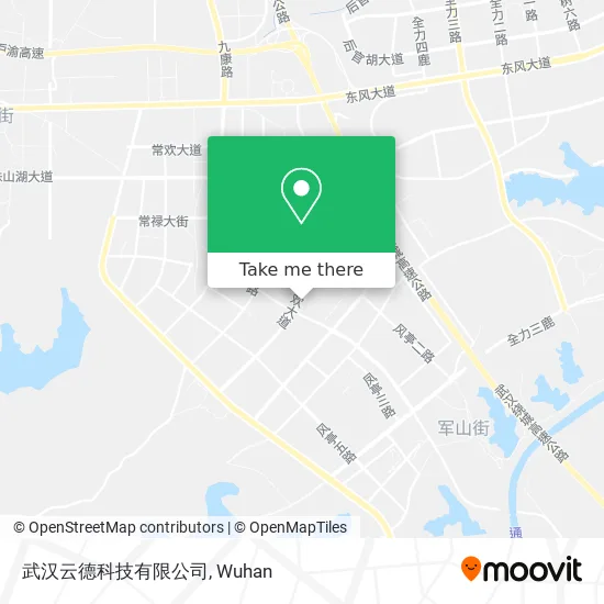 武汉云德科技有限公司 map