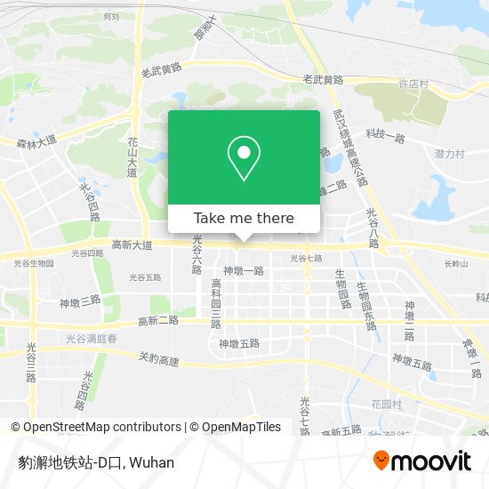 豹澥地铁站-D口 map