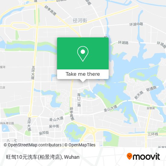 旺驾10元洗车(柏景湾店) map
