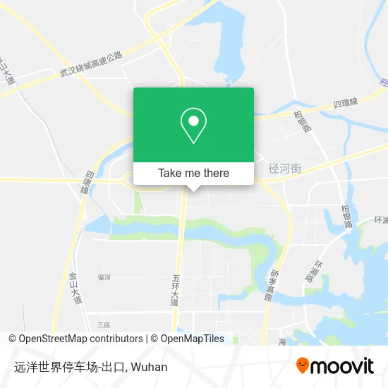 远洋世界停车场-出口 map