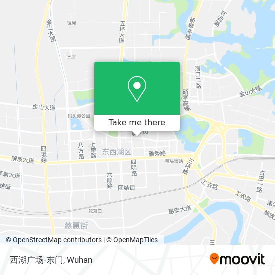 西湖广场-东门 map