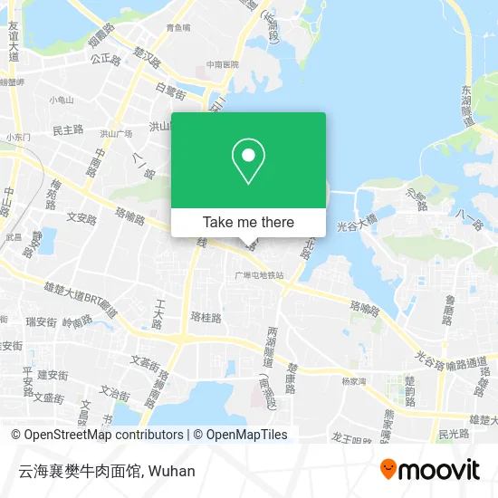 云海襄樊牛肉面馆 map