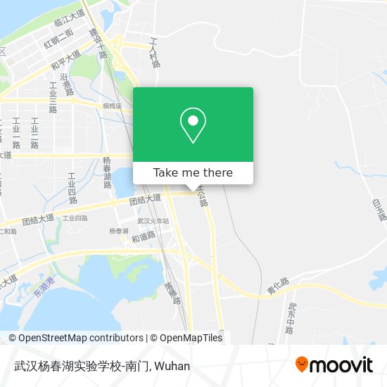 武汉杨春湖实验学校-南门 map