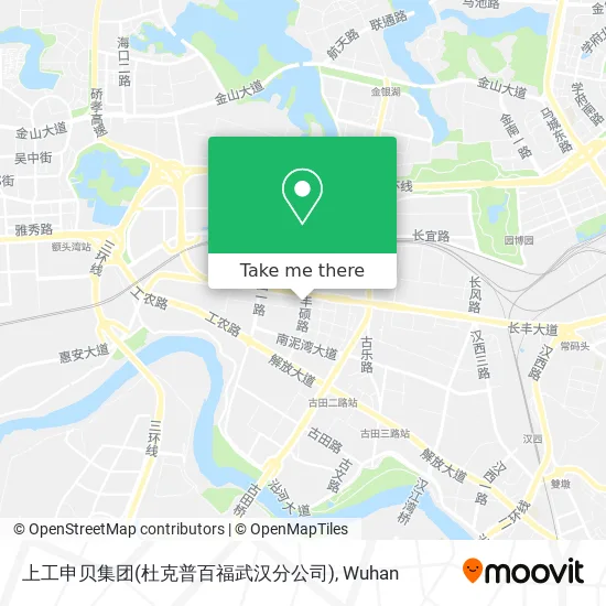 上工申贝集团(杜克普百福武汉分公司) map