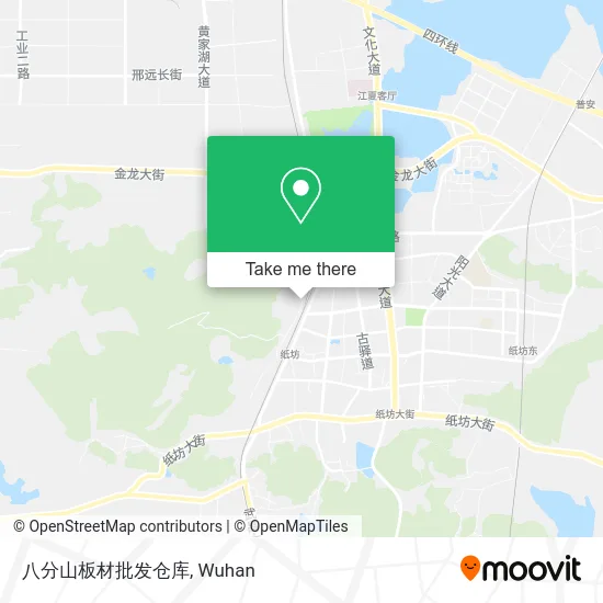 八分山板材批发仓库 map