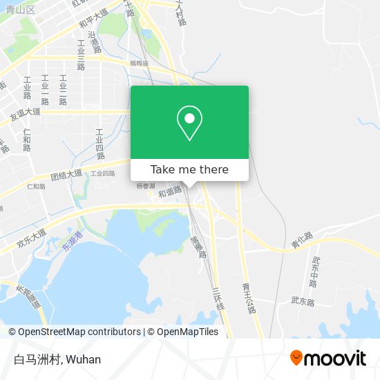 白马洲村 map