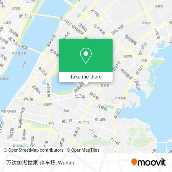 万达御湖世家-停车场 map