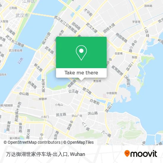 万达御湖世家停车场-出入口 map