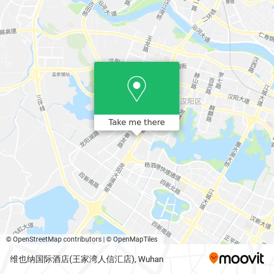 维也纳国际酒店(王家湾人信汇店) map