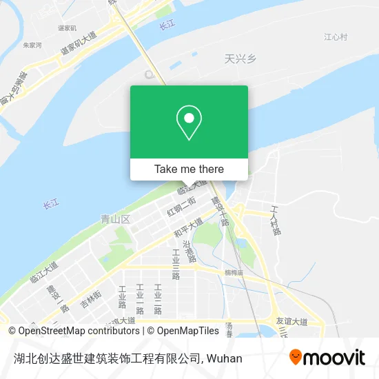 湖北创达盛世建筑装饰工程有限公司 map