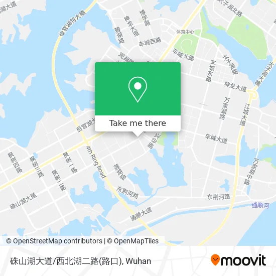 硃山湖大道/西北湖二路(路口) map