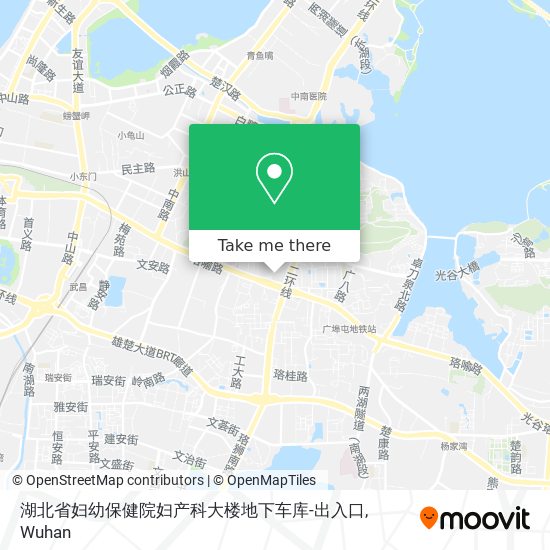 湖北省妇幼保健院妇产科大楼地下车库-出入口 map