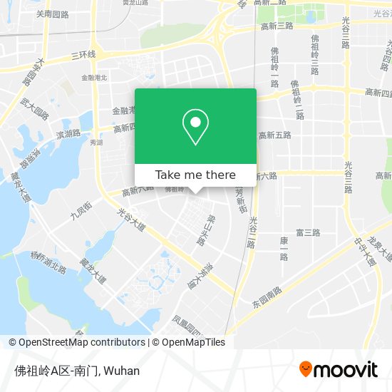 佛祖岭A区-南门 map