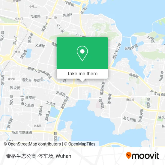 泰格生态公寓-停车场 map