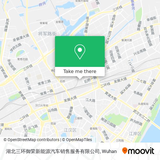 湖北三环御荣新能源汽车销售服务有限公司 map