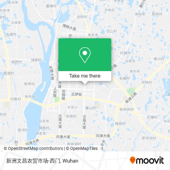 新洲文昌农贸市场-西门 map