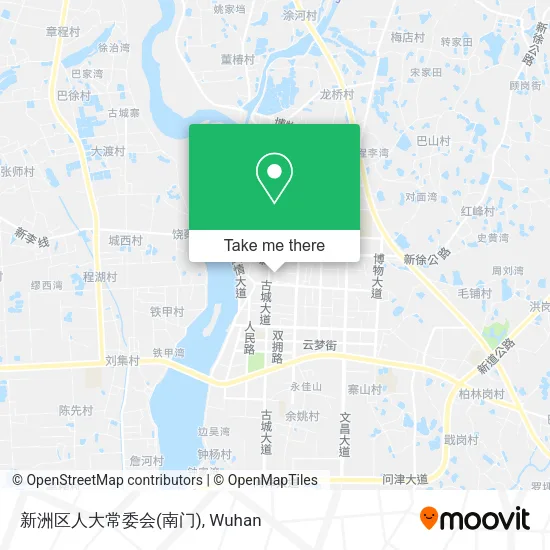 新洲区人大常委会(南门) map