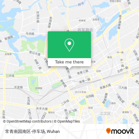 常青南园南区-停车场 map