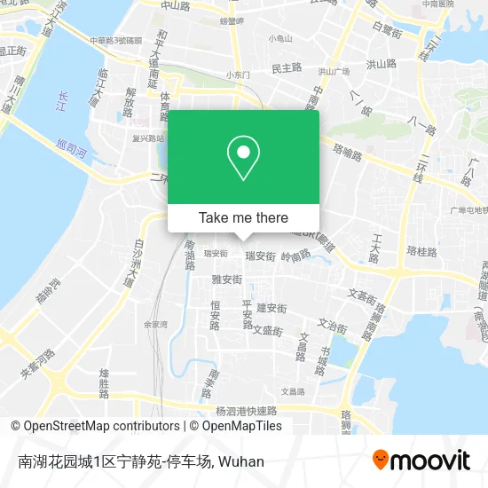 南湖花园城1区宁静苑-停车场 map
