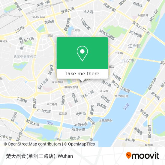 楚天副食(单洞三路店) map
