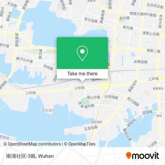 南湖社区-3栋 map