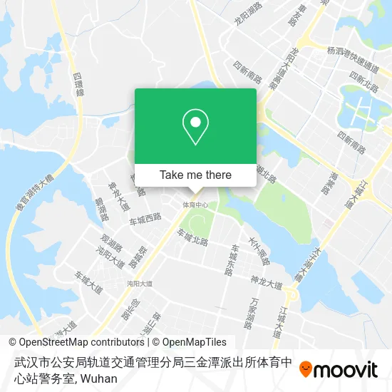 武汉市公安局轨道交通管理分局三金潭派出所体育中心站警务室 map