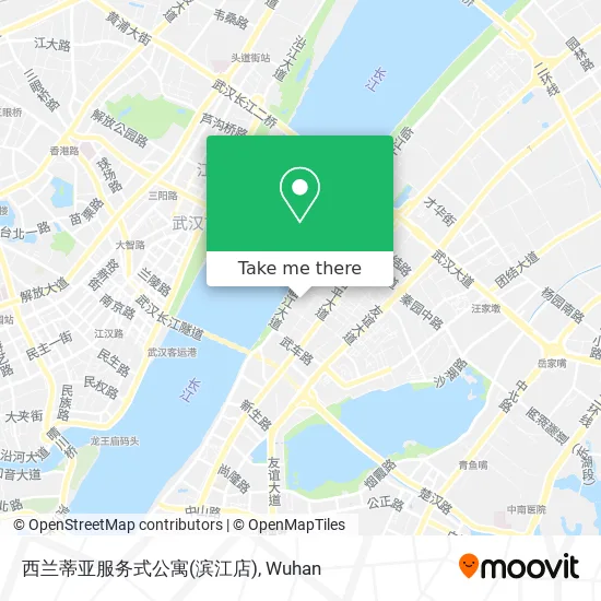 西兰蒂亚服务式公寓(滨江店) map