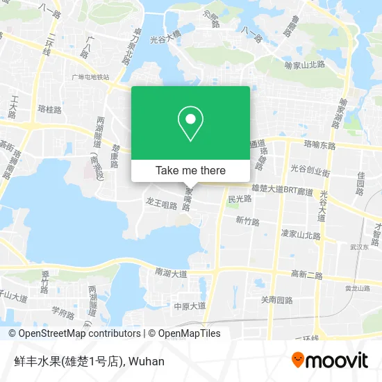 鲜丰水果(雄楚1号店) map