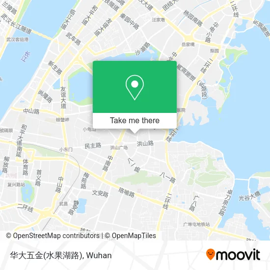 华大五金(水果湖路) map