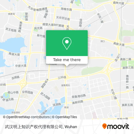 武汉明上知识产权代理有限公司 map