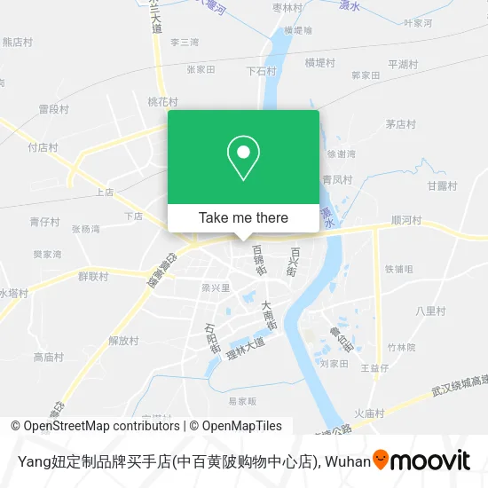 Yang妞定制品牌买手店(中百黄陂购物中心店) map