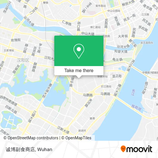 诚博副食商店 map